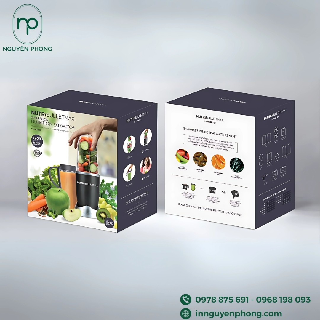 In hộp carton đựng máy xay sinh tố